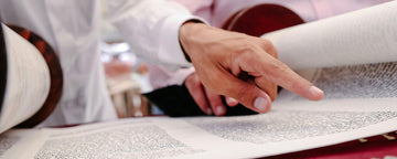 Reading Torah Mitzvah Scroll
