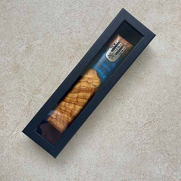 Red Sea Inspired Deep Blue Mezuzah Case