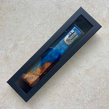 Red Sea Azure Elegance - Handmade Israeli Mezuzah