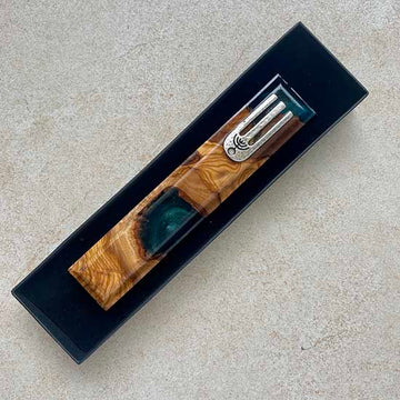 Kineret Harmony - Handcrafted Olive Wood Mezuzah case
