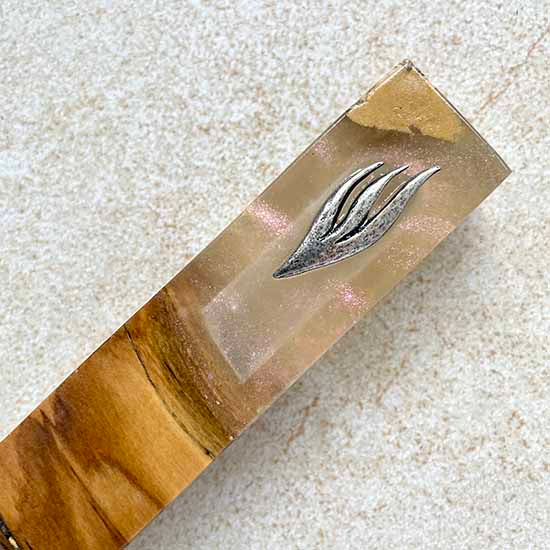 Mount Hermon Sunset - Olive Wood Mezuzah Case