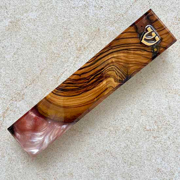 Treasure in the Send - Olive Wood Mezuzah