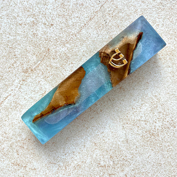 Handcrafted Israeli Olive Wood Mezuzah Case
