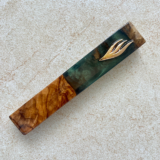 Jerusalem Forest Sanctuary - Handmade Olive Wood Mezuzah